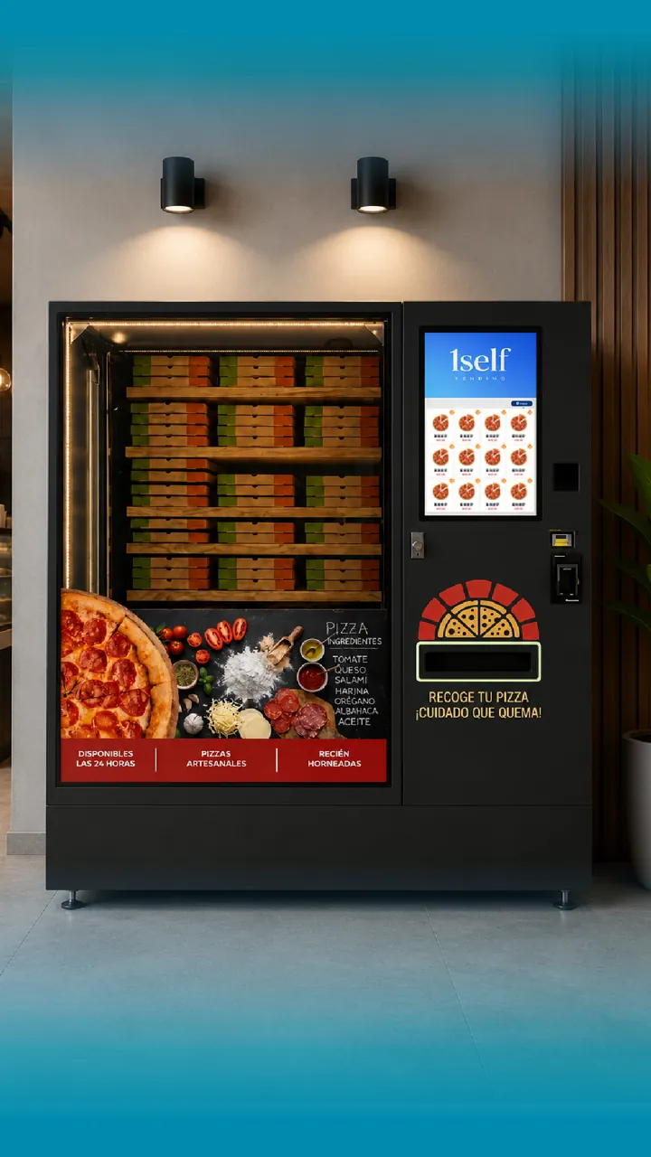 Pizza recién horneada en minutos